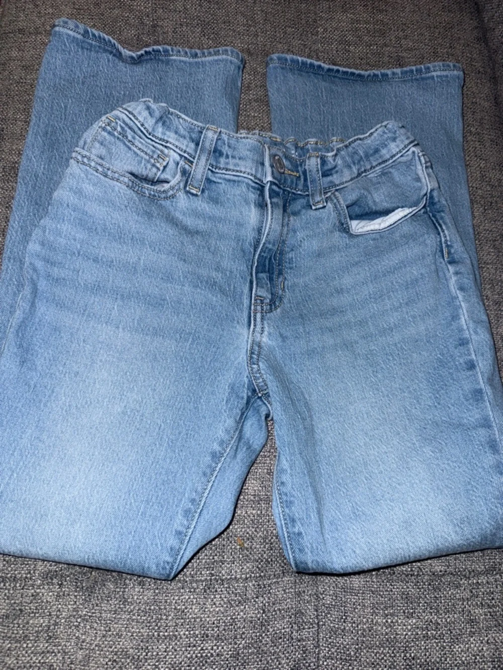 Old navy girls 10/12 Jean bundle high rise flare and wide leg baggy